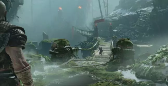 God of War PS 4 - миссия Путь к Горе