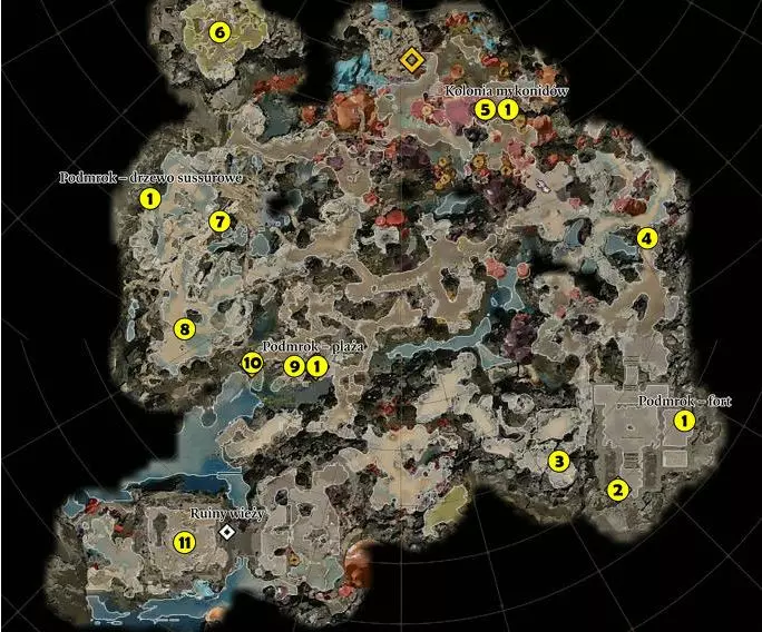 карта подземного мира